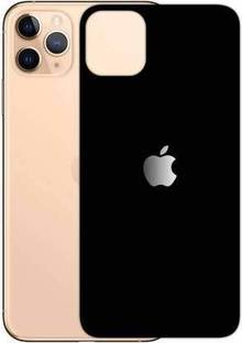 CallSmith Back Tempered Glass for Apple iPhone 11 Pro Max Matte Finish Black Tempered Glass
