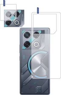 DESIBUZZ Back Tempered Glass for Infinix GT 20 Pro, (Flexible), camera lens
