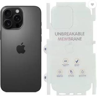 Protectt Back Tempered Glass for iPhone 16 Pro Max Anti Fingerprint Edge to Edge, Iphone 16 Pro Max