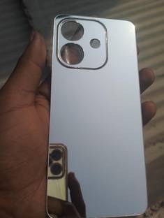 MOKPLZ Back Tempered Glass for OPPO A3X 5G BACK SILVER TEMPERD GLASS