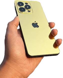 Altazz Back Tempered Glass for Realme c53, Realme c51, convertted to iphone 14 pro
