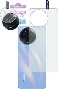 DESIBUZZ Back Tempered Glass for realme 11x 5G, (Flexible), realme 11x 5G camera lens