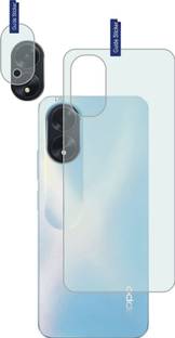 DESIBUZZ Back Tempered Glass for OPPO A18, (Flexible), OPPO A18 camera lens