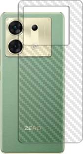MUTAALI Back Screen Guard for Infinix Zero 30 5G Back Carbon Fiber Skin with camera lens