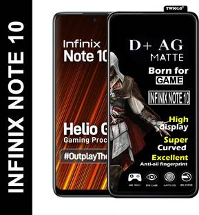 TWIGLO Edge To Edge Tempered Glass for INFINIX NOTE 10