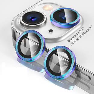 Casesily Back Camera Lens Ring Guard Protector for Apple iPhone 14, iPhone 14 Plus