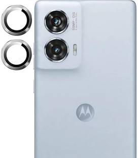 prozzile Camera Lens Protector for MOTOROLA Edge 50 Fusion, Individual Metal Ring Tempered Glass Lens Cover