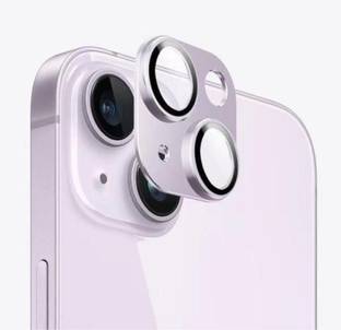 LOWCOST ASM Camera Lens Protector for Apple iPhone 14, Apple iPhone 14 Plus Purple Camera Lens Protector, Premium Aluminum Alloy Metal Ring Lens Protector