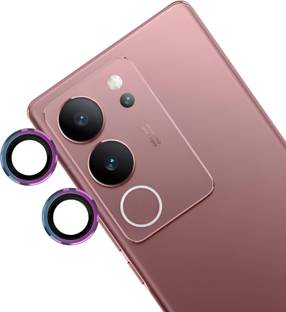 SCRENZO Camera Lens Protector for Vivo V29/ V29 Pro, Rainbow Camera Ring For Vivo V29/ V29 Pro [Perfect-Fit, Easy Installation]