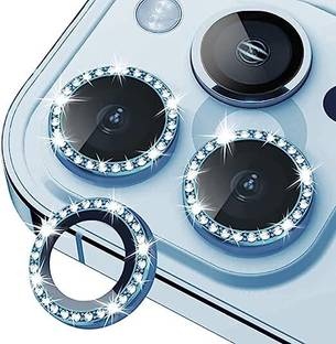 Bnny Camera Lens Protector for Apple iPhone 13 Pro, 13 Pro Max Camera Lens With Inbuilt Tempered Glass Aluminium Alloy Metal Ring Scratch proof Very Easy To Install With Ultra Protection