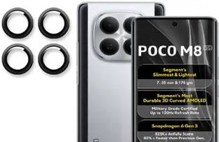 O2MG Back Camera Lens Ring Guard Protector for POCO M8 5G, POCO M8