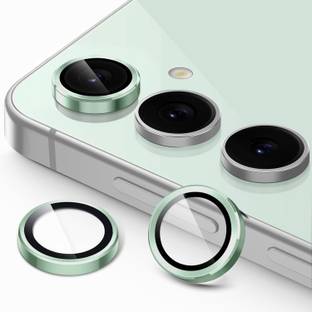 SCRENZO Camera Lens Protector for Samsung Galaxy S24 FE, Camera Ring For Samsung Galaxy S24 FE, [Perfect-Fit, Easy-Installation, Case-Friendly]