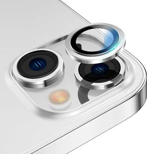 VOSKI Back Camera Lens Ring Guard Protector for iPhone 15 Anti Scratch Camera Lens Protector Metal Ring