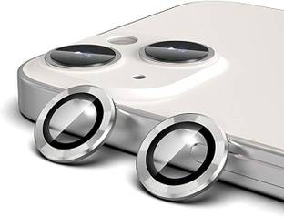 Beanny Camera Lens Protector for Apple iPhone 13 And iPhone 13 Mini Camera Lance With, Inbuilt Tempered Glass Aluminium Alloy Metal Ring Scratch proof Very Easy To Install With Ultra Protection