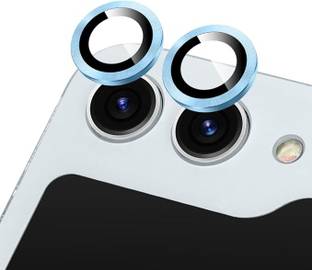 casual need Camera Lens Protector for Samsung Galaxy Z Flip 6 5G 9H Hardness, Full Coverage Anti Scratch Camera Metal Ring (Samsung Galaxy Z Flip 6 5G, blue )