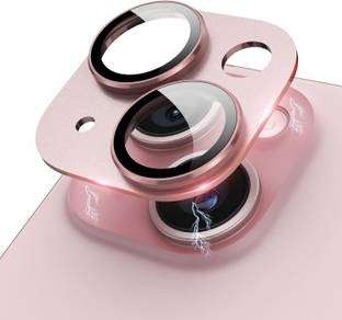 CASELIA Camera Lens Protector for APPLE iPhone 15 Plus, APPLE iPhone 15 Pink Camera Lens Protector