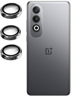casual need Camera Lens Protector for Oneplus Nord CE4 Camera Ring Back Camera Lens Screen Protector 3D Anti Shock/Anti-Scratch/Clear/BLACK Camera Tempered Glass (3 piece in )