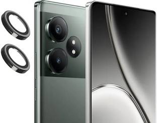 prozzile Back Camera Lens Glass Protector for Realme GT 6T 5G, Individual Metal Ring Tempered Glass Lens Cover