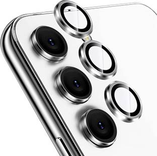 RADHYA Camera Lens Protector for Samsung Galaxy S23/S23 Plus, Camera Ring,High Clarity, Scratch Proof 9H camera Glass,Samsung S23/S23 Plus Camera Protector Aluminum Trim