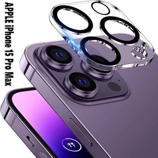 welldesign Back Camera Lens Glass Protector, Camera Lens Ring Guard Protector for APPLE iPhone 15 Pro Max, iPhone 15 Pro Max