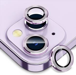 Pratibha Back Camera Lens Glass Protector, Camera Lens Ring Guard Protector for iPhone 14 Plus
