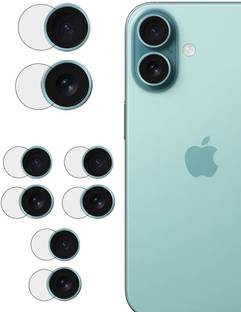 SHIVATRIX Camera Lens Protector for APPLE IPHONE 16, [Unbreakable Flexible Polycarbonate Material]
