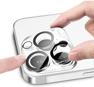 casual need Camera Lens Protector for compatible for iPhone 15 Pro/iPhone 15 Pro Max[Anti-Scratch][Full Coverage] 9H Tempered Glass Built-in Aluminum Ring Camera Cover Film Case Friendly,