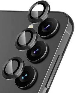 A3sprime Camera Lens Protector for SAMSUNG Galaxy A14 5G, Galaxy A34 5G, Galaxy A54 5G, Galaxy A15 5G, Galaxy F15 5G, |Full Coverage 9H Surface Hardness Tempered Glass with Metal Ring Guard Camera Protector|, (Color - Black