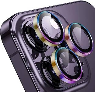 RADHYA Camera Lens Protector for Apple iPhone 14 Pro Camera Protector Metal Camera Ring Rainbow for iPhone 14 Pro Max
