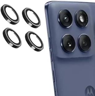 prozzile Back Camera Lens Glass Protector for Motorola Edge 60 Fusion 5G, Individual Metal Ring Tempered Glass Lens Cover