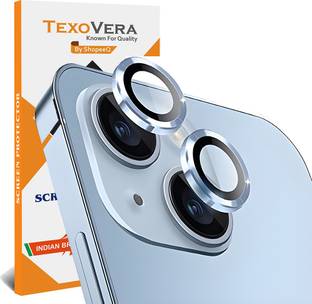 TEXOVERA Camera Lens Protector for APPLE iPhone 14, APPLE iPhone 14 Plus, iPhone 14 Plus, iPhone 14, Blue Camera Ring
