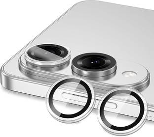 prozzile Camera Lens Protector for Samsung Galaxy S25 Edge 5G, Aluminum Alloy Ring Cover UHD 9H Tempered glass Metal Frame