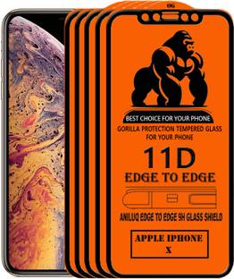 ANILUQ Edge To Edge Screen Guard for Apple iPhone X