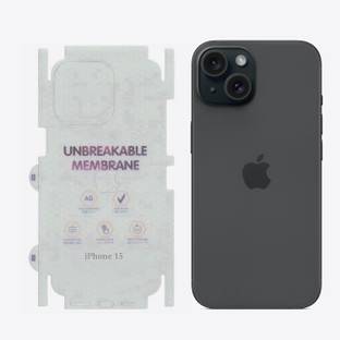Blyton Edge To Edge Screen Guard for Iphone 15 Plus TPU Membrane (Back& Side)