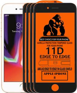ANILUQ Edge To Edge Screen Guard for Apple iPhone 8