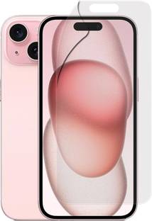 lazzymoby Edge To Edge Screen Guard for Apple IPhone 15, Full Transparent, Flexible