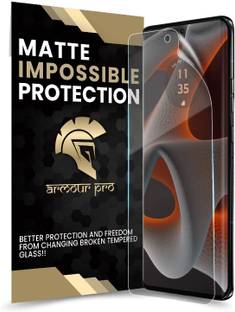 ArmourPro Edge To Edge Screen Guard for Motorola Edge 50 Pro 5G, Moto Edge 50 Pro 5G, Edge 50 Pro 5G, Motorola Edge 50 Pro, Moto Edge 50 Pro, ( Not a Tempered Glass, it’s a Matte Nano Fiber Guard)