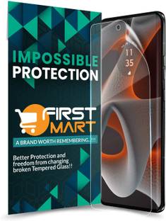 FIRST MART Edge To Edge Screen Guard for Motorola Edge 50 Pro 5G, Moto Edge 50 Pro 5G, Edge 50 Pro 5G, Motorola Edge 50 Pro, Moto Edge 50 Pro, ( Not a Tempered Glass, it’s a Nano Fiber Guard)
