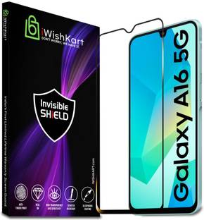 iWishKart Edge To Edge Screen Guard for SAMSUNG Galaxy A16 5G, SAMSUNG Galaxy A16, SAMSUNG A16 5G, SAMSUNG A16, Sam A16, ETE_Pk1, Military grade Edge to Edge gorilla glass, 6.67"