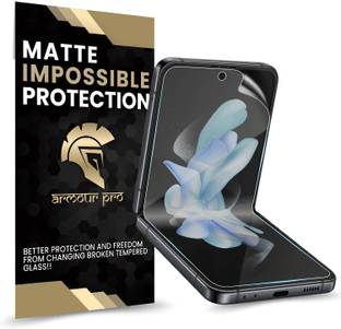ArmourPro Edge To Edge Screen Guard for Samsung Galaxy Z Flip4 5G, Samsung Z Flip 4 5G, 4 Layer Unbreakable Membrane with Easy Installation