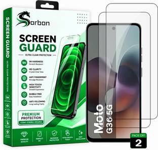 ARBAN Edge To Edge Screen Guard for Moto G36 5G Screen Protector (Not Tempered Glass) 9H Hardness ...