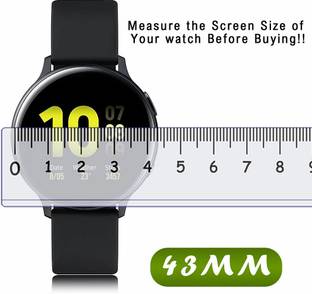 FCS Edge To Edge Screen Guard for 43 mm, Universal Round Watch Screen Protector