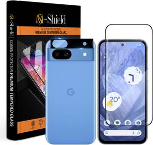 MS-Shield Edge To Edge Screen Guard for Google Pixel 8a, With Camera Lens Protector