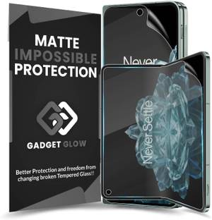 Gadget Glow Edge To Edge Screen Guard for OnePlus OPEN, 1 Inside Membrane and 1 Outside Membrane