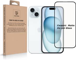 GLOBAL NOMAD Edge To Edge Screen Guard for APPLE iPhone 15, iPhone 15 Ceramic Matte