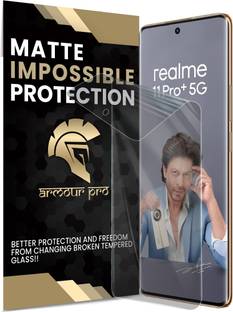 ArmourPro Edge To Edge Screen Guard for Realme 11 Pro Plus 5G, Realme 11 Pro 5G, Realme 11 Pro Plus, ( Not a Tempered Glass, it’s a Unbreakable Nano Fiber Membrane)