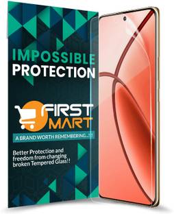 FIRST MART Edge To Edge Screen Guard for Realme P1 Pro 5G, Realme P1 Pro, 4 Layer Unbreakable Membrane with Easy Installation