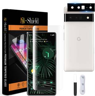 MS-Shield Edge To Edge Tempered Glass for Google Pixel 6 Pro, With Camera Lens Protector