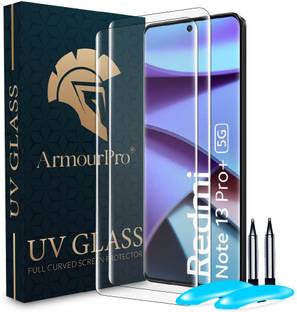 ArmourPro Edge To Edge Tempered Glass for Redmi Note 13 Pro Plus 5G, Redmi Note 13 Pro + 5G, Redmi Note 13 Pro +, Redmi Note 13 Pro Plus, UV Curved Screen Protector with Easy Installation Kit