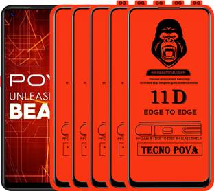 Laxdom Edge To Edge Tempered Glass for TECNO POVA